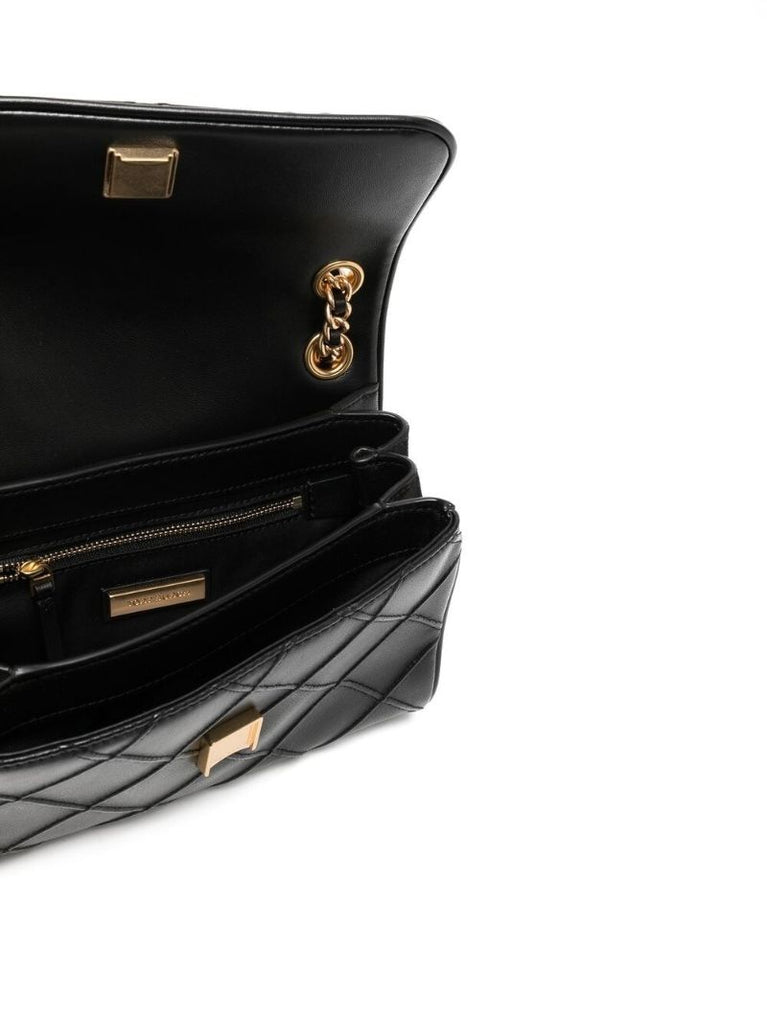 Neutral Fleming Leather Cross Body Bag
