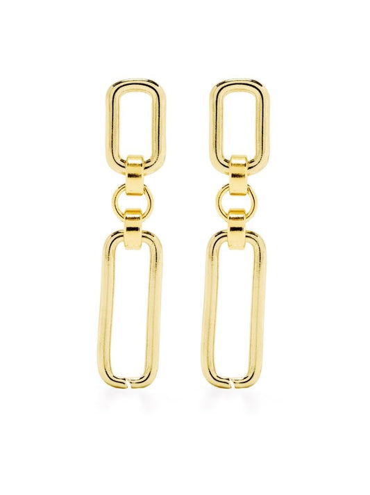 Gold-plated Stanza Drop Earrings