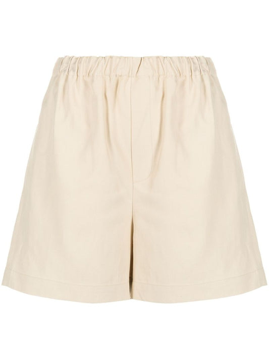 Neutral High-rise Shorts