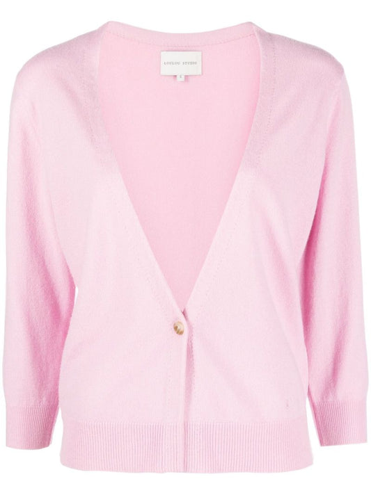 Pink Cupo Cashmere Cardigan
