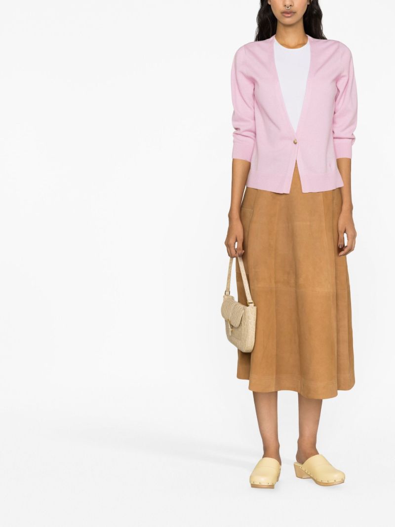 Pink Cupo Cashmere Cardigan