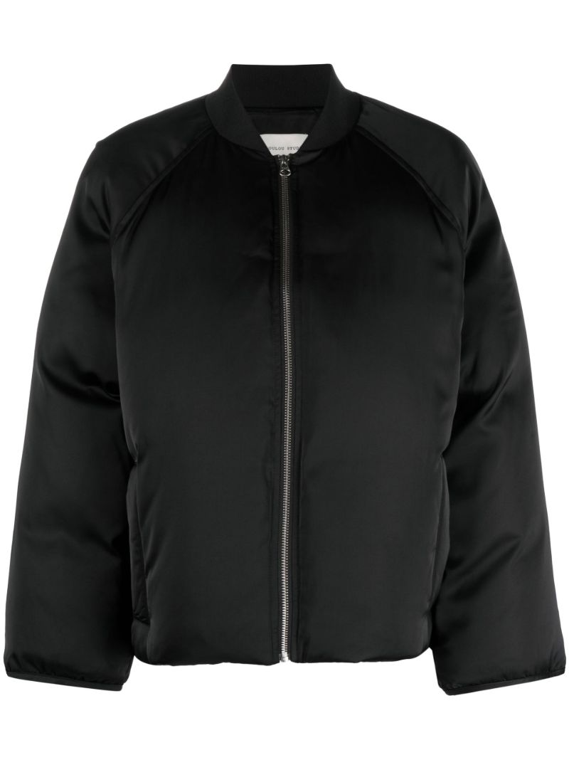 Black Dion Padded Bomber Jacket