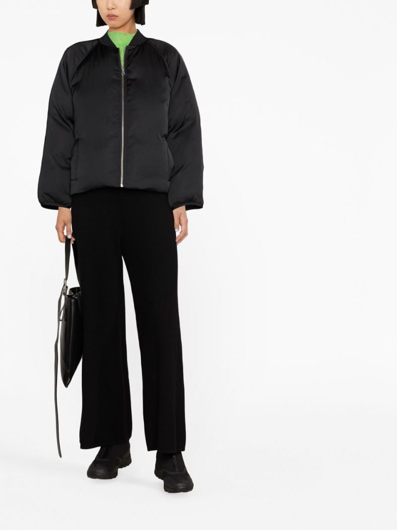 Black Dion Padded Bomber Jacket