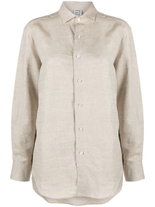 Beige Ole Linen Shirt