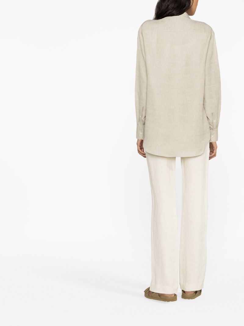 Beige Ole Linen Shirt