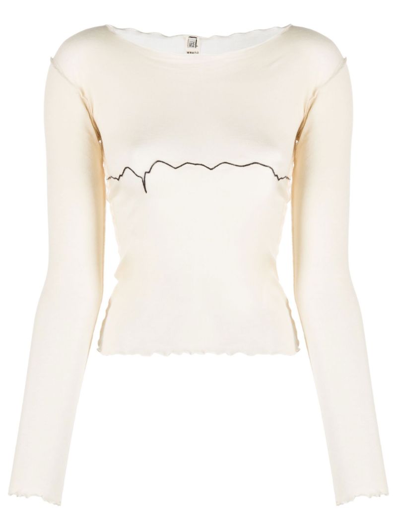 Neutral Tabby Star Long Sleeved Top