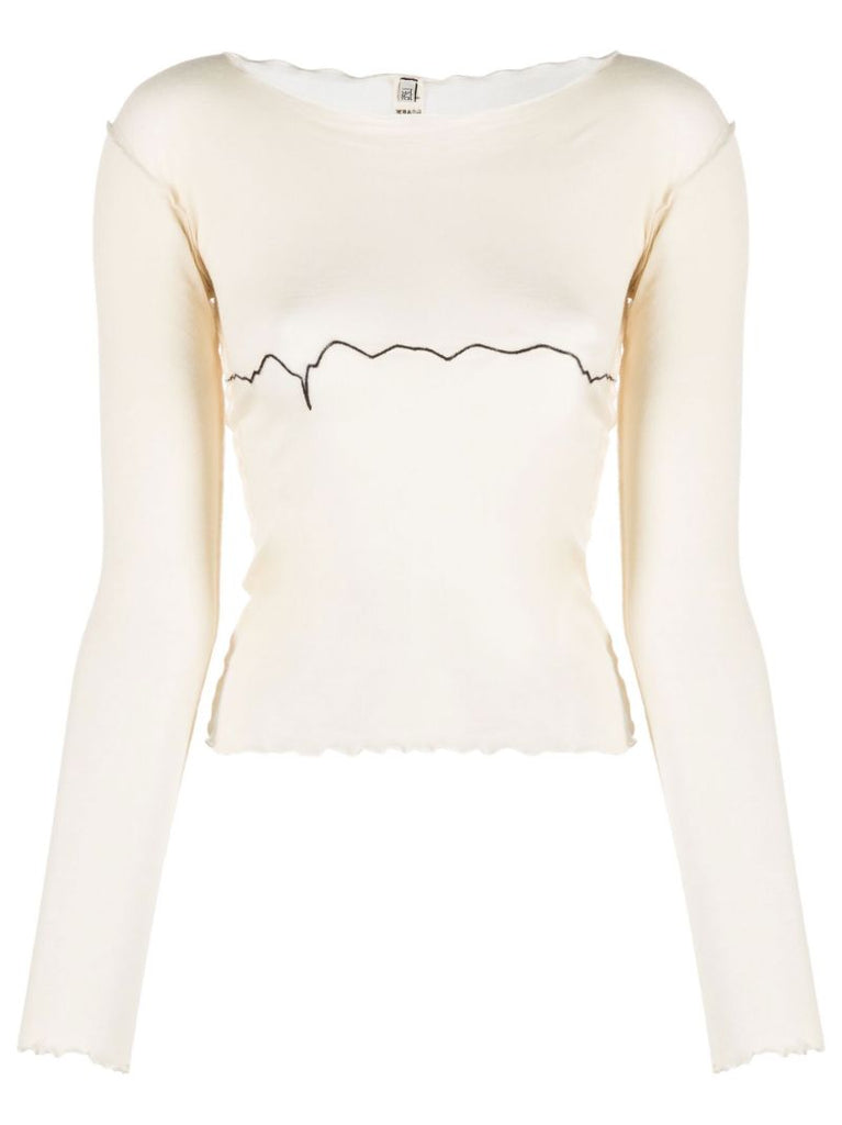 Neutral Tabby Star Long Sleeved Top