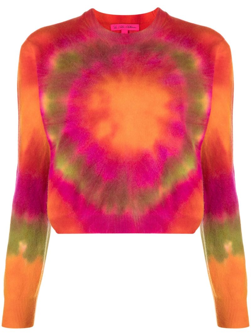 Orange Tunnel Tie-dye Sweater