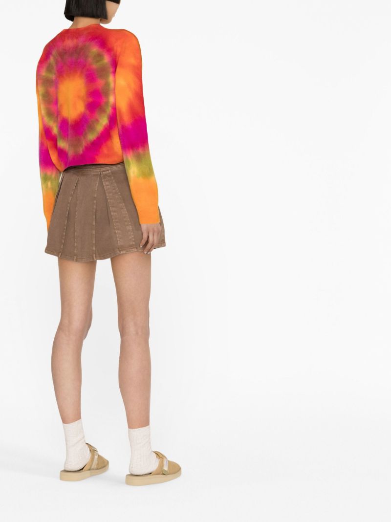 Orange Tunnel Tie-dye Sweater