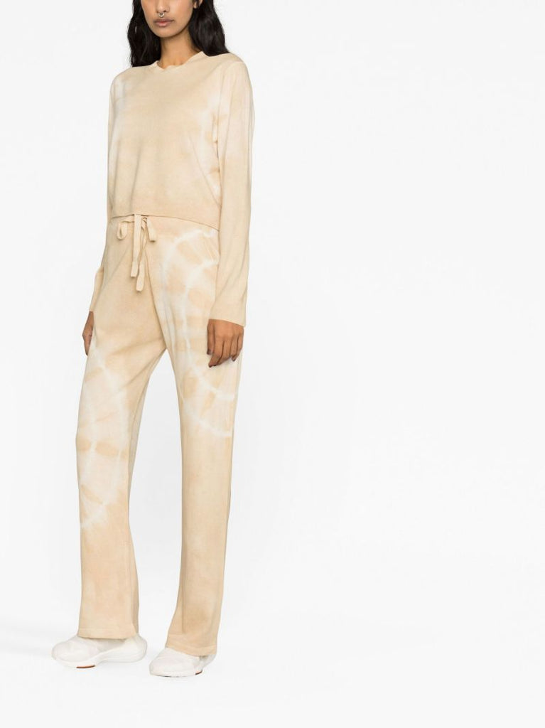 Neutral Spiral City Tie-dye Track Pants