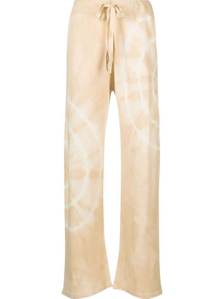 Neutral Spiral City Tie-dye Track Pants