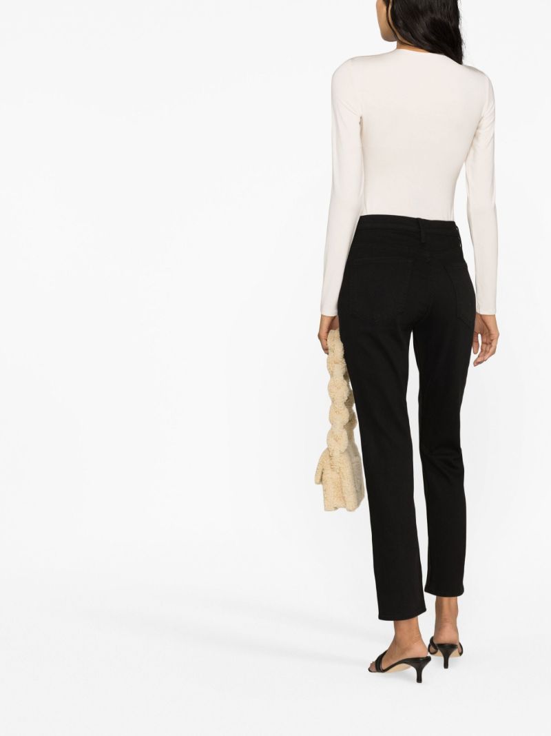 Black Tomcat Straight Cropped Jeans