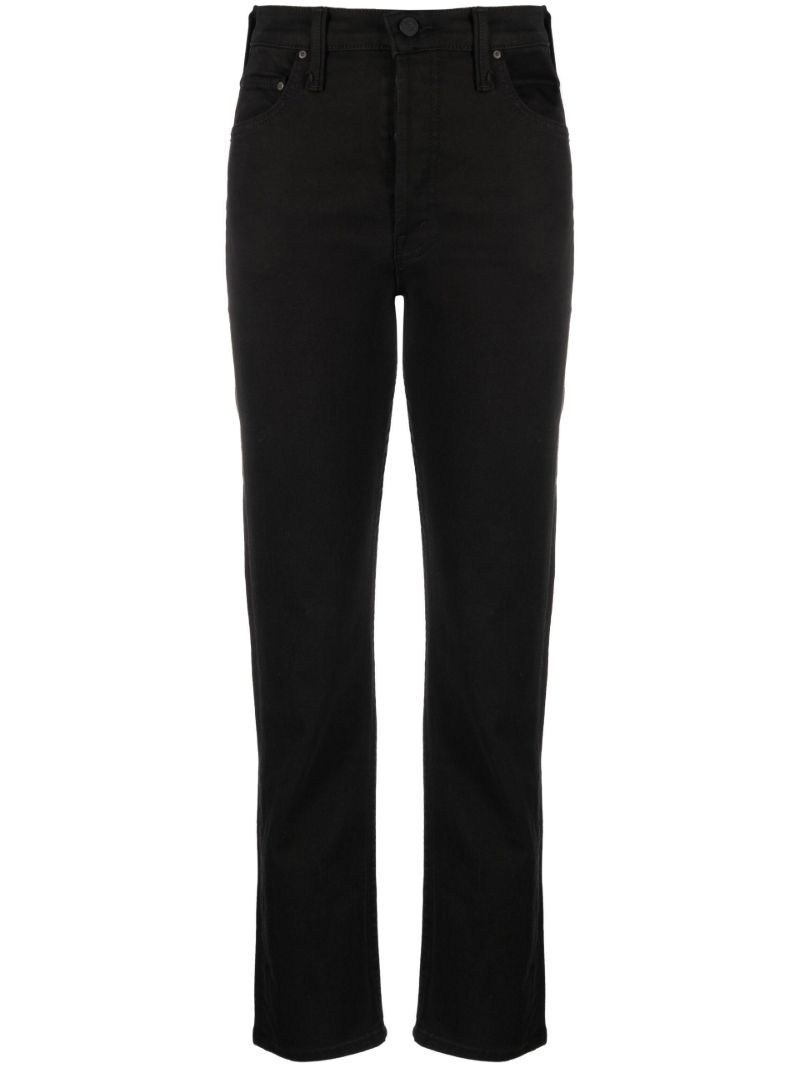 Black Tomcat Straight Cropped Jeans