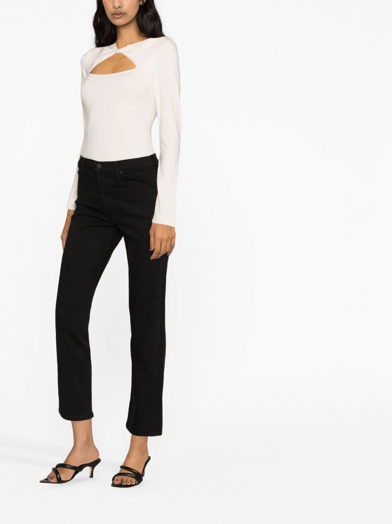 Black Tomcat Straight Cropped Jeans