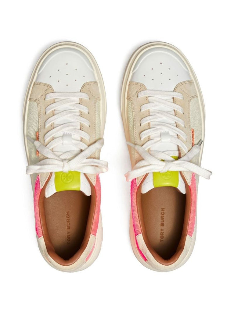 Neutral Ladybug Leather Low-top Sneakers