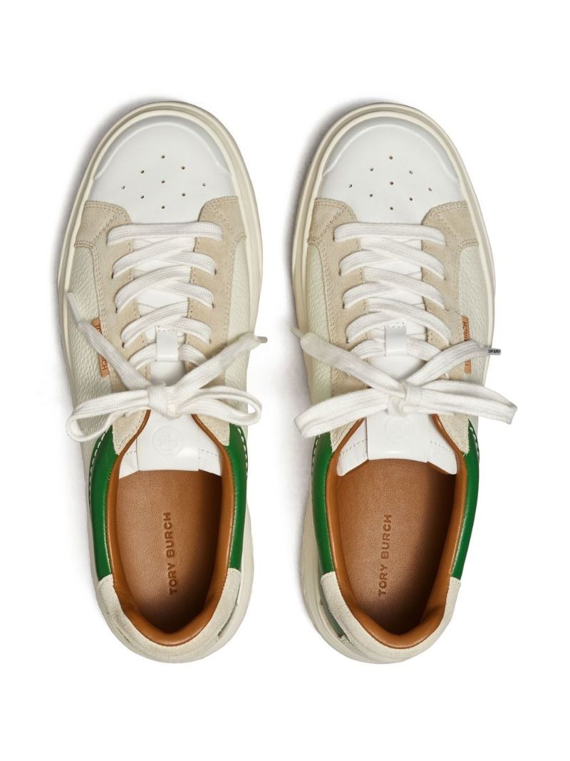 Neutral Ladybug Leather Sneakers