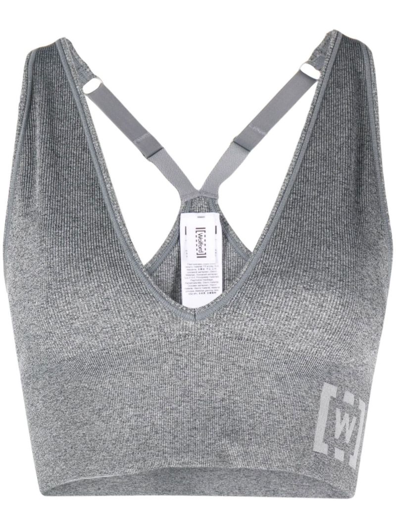 Grey Shaping Athleisure Sports Bra