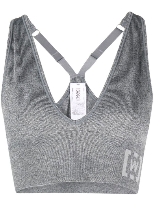 Grey Shaping Athleisure Sports Bra