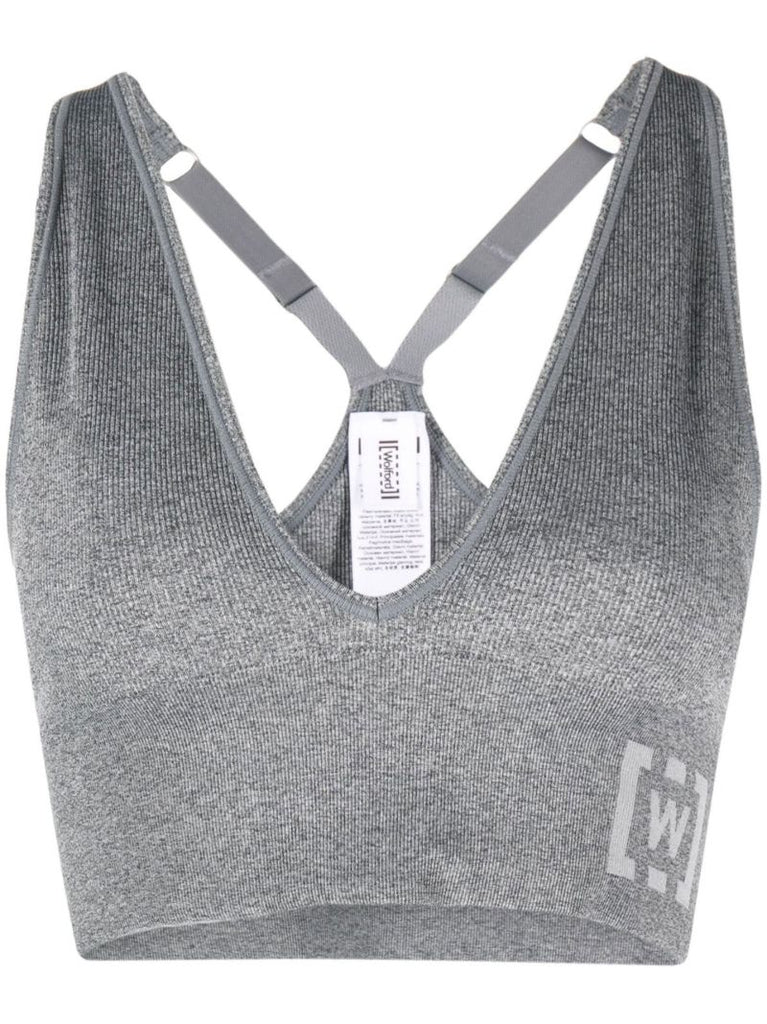 Grey Shaping Athleisure Sports Bra