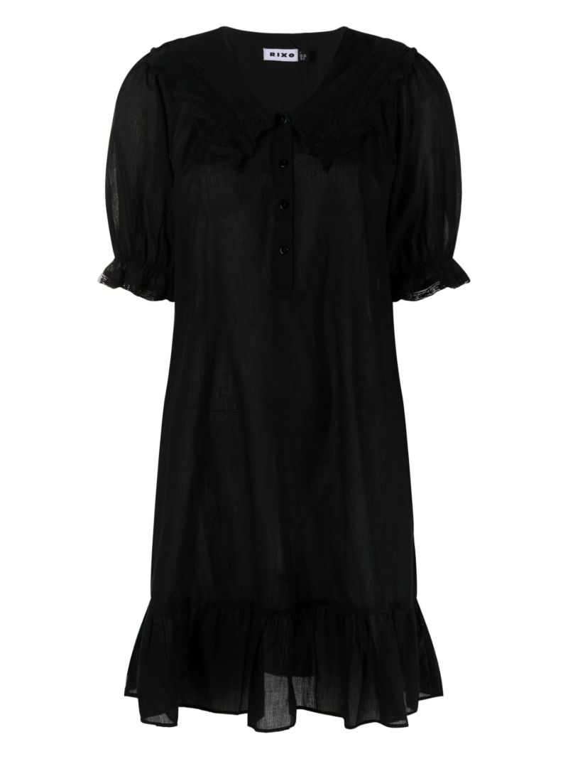 Black Nanette Cotton Nightdress