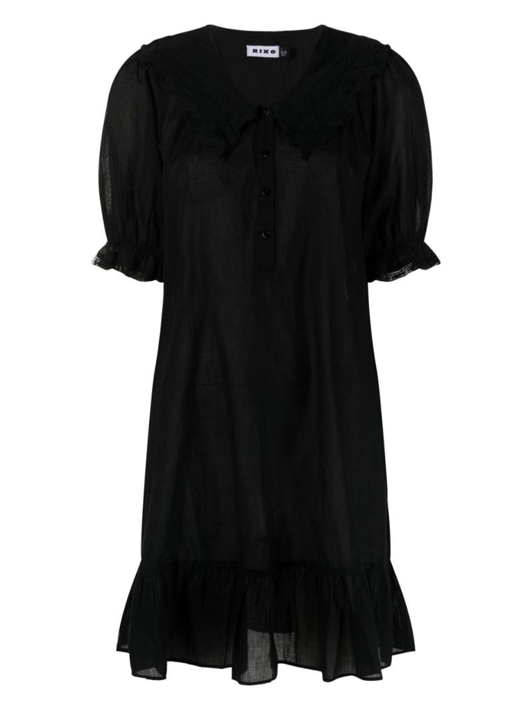 Black Nanette Cotton Nightdress