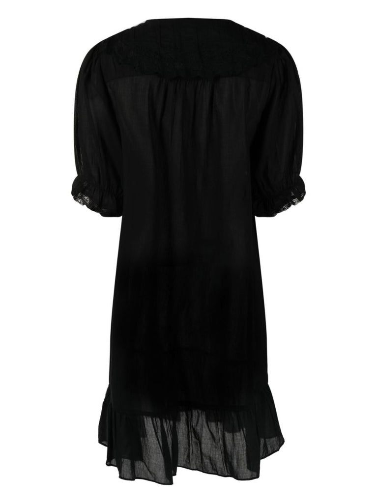 Black Nanette Cotton Nightdress