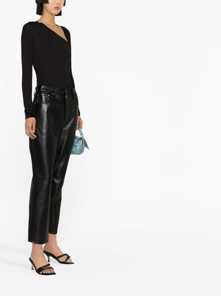 Black Stratton Asymmetric Bodysuit