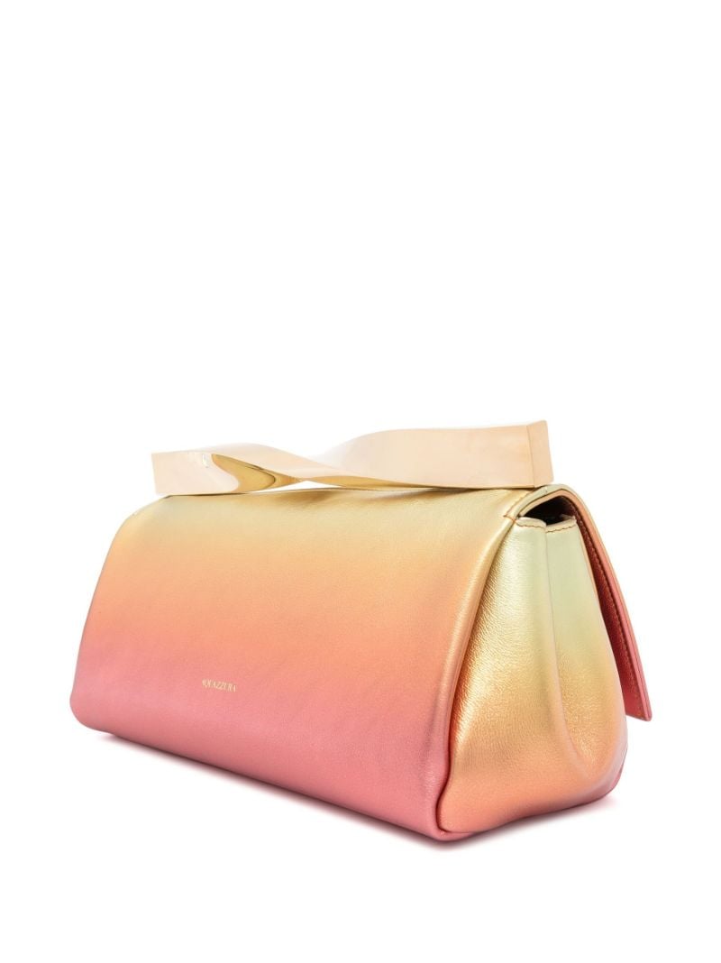 Orange Twist OmbrÃ_x0083_Â© Leather Clutch Bag
