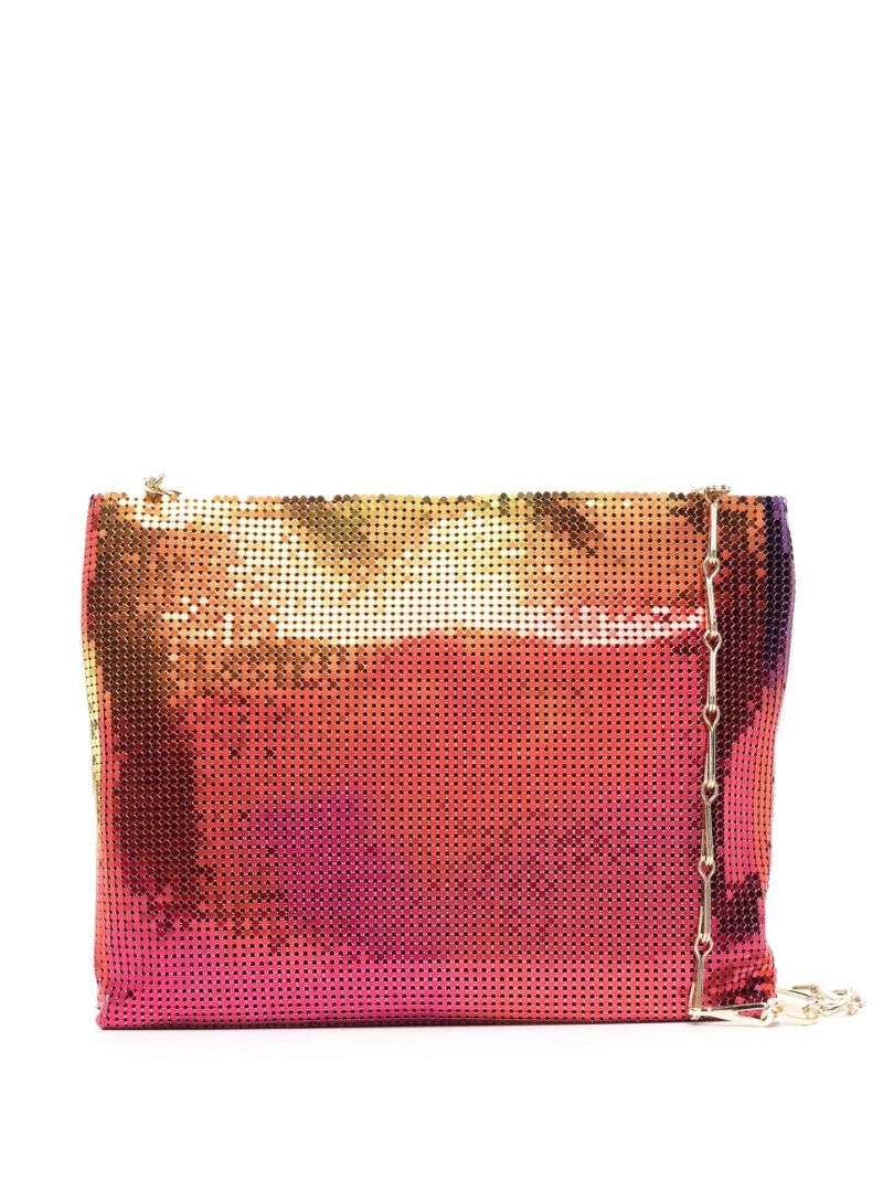 Pink Pixel Metal Bag