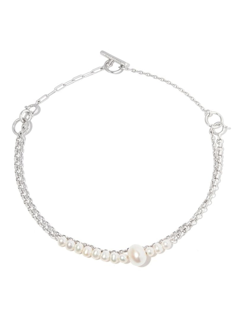 Sterling Silver Lounge Pearl Necklace