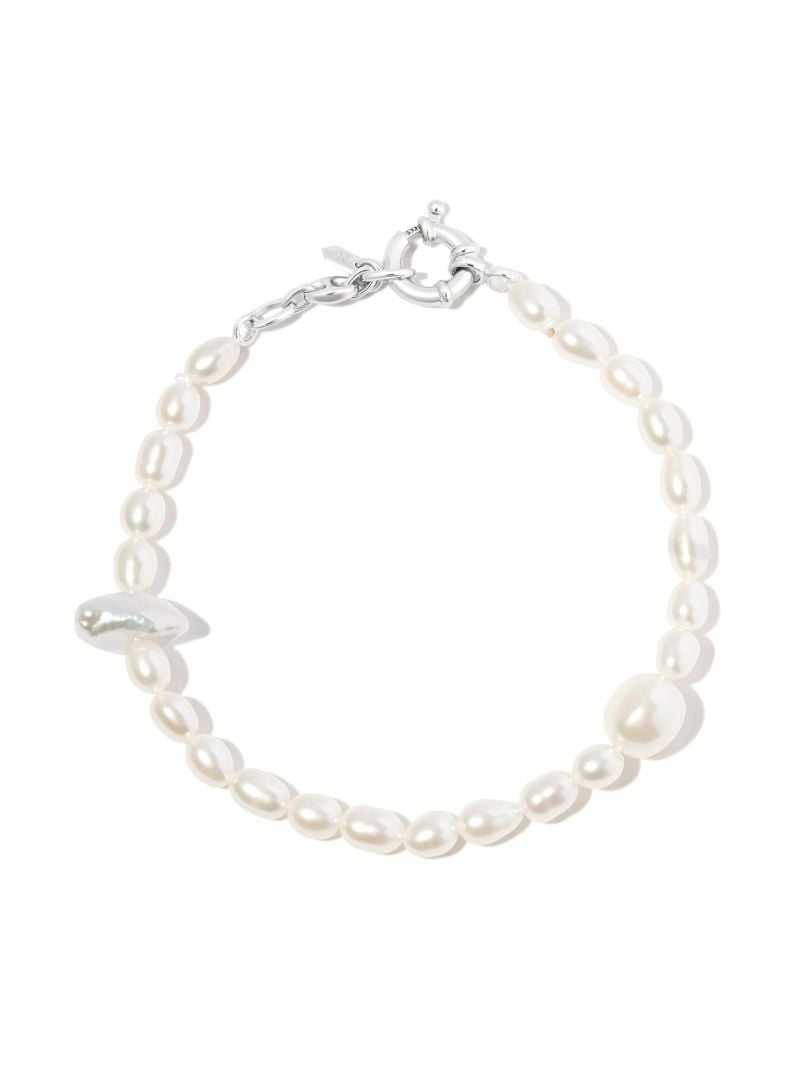 Sterling Silver Martini Pearl Bracelet