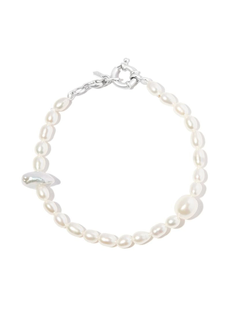 Sterling Silver Martini Pearl Bracelet