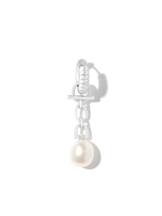 Sterling Silver Mambo Pearl Single Drop Earring