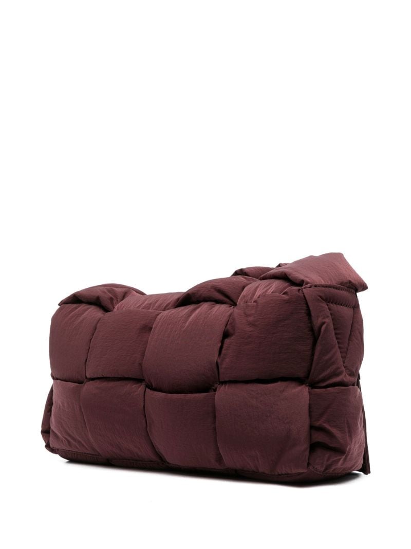Brown Cassette Padded Shoulder Bag