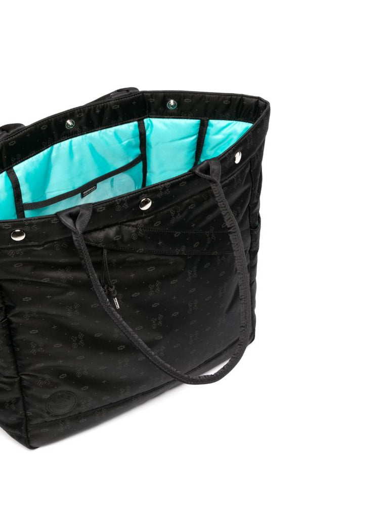 Black Monogram Tote Bag
