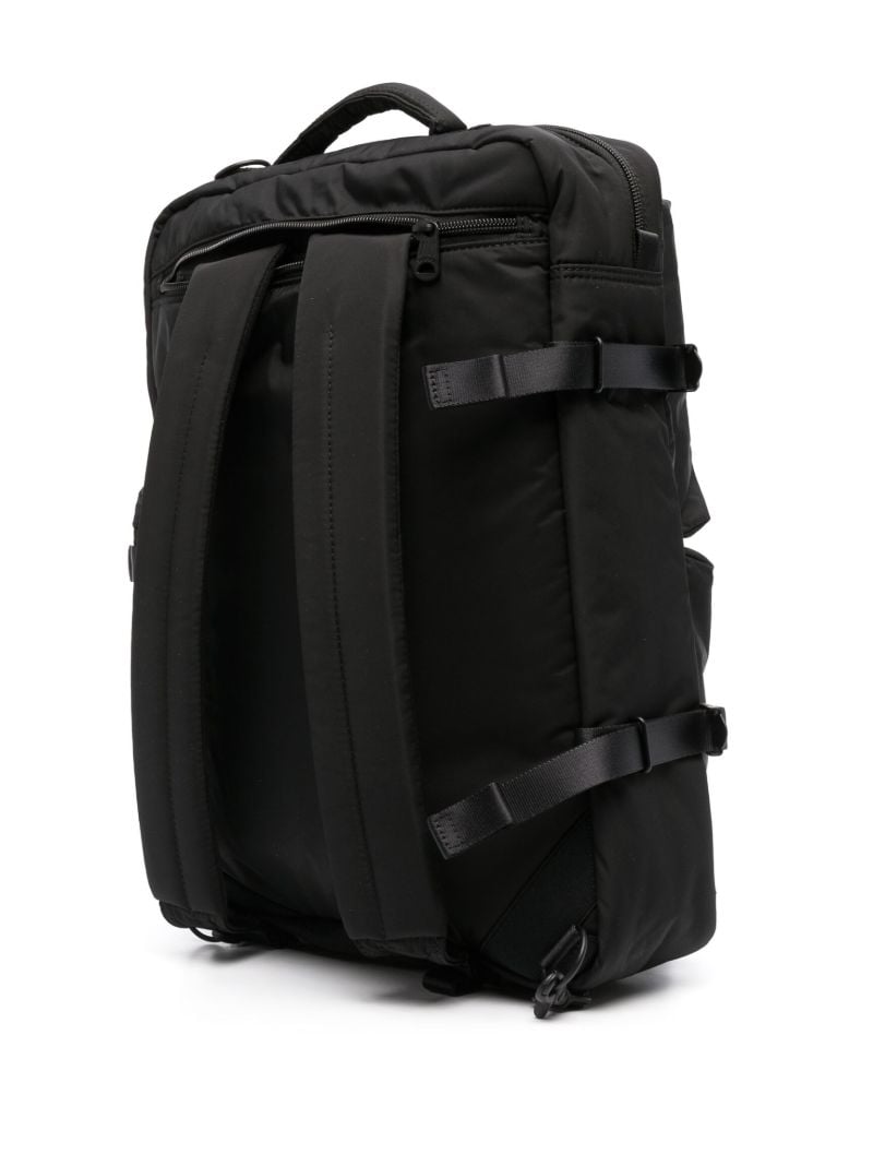 Black Senses Two Way Backpack