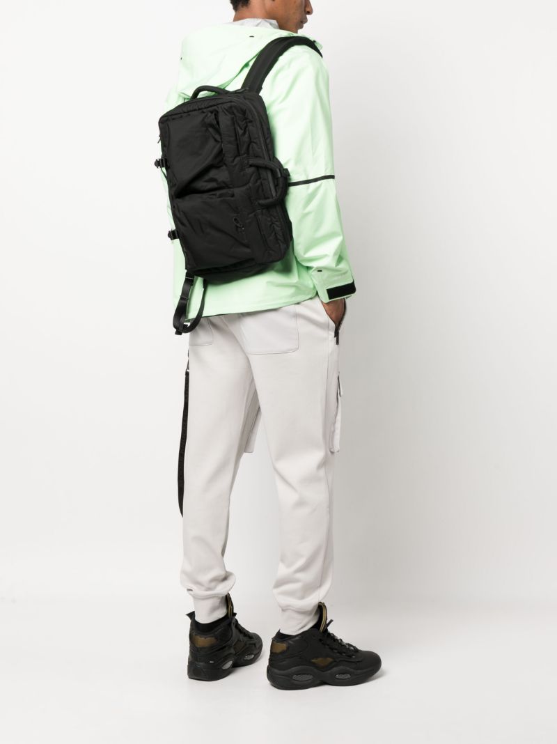 Black Senses Two Way Backpack