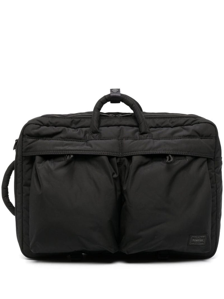 Black Senses Two Way Backpack