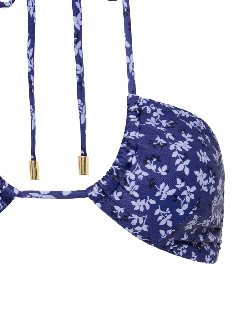Blue Periwinkle Halterneck Bikini Top
