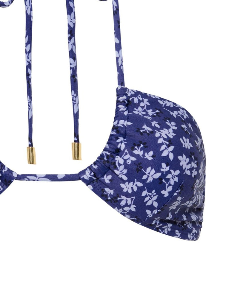 Blue Periwinkle Halterneck Bikini Top