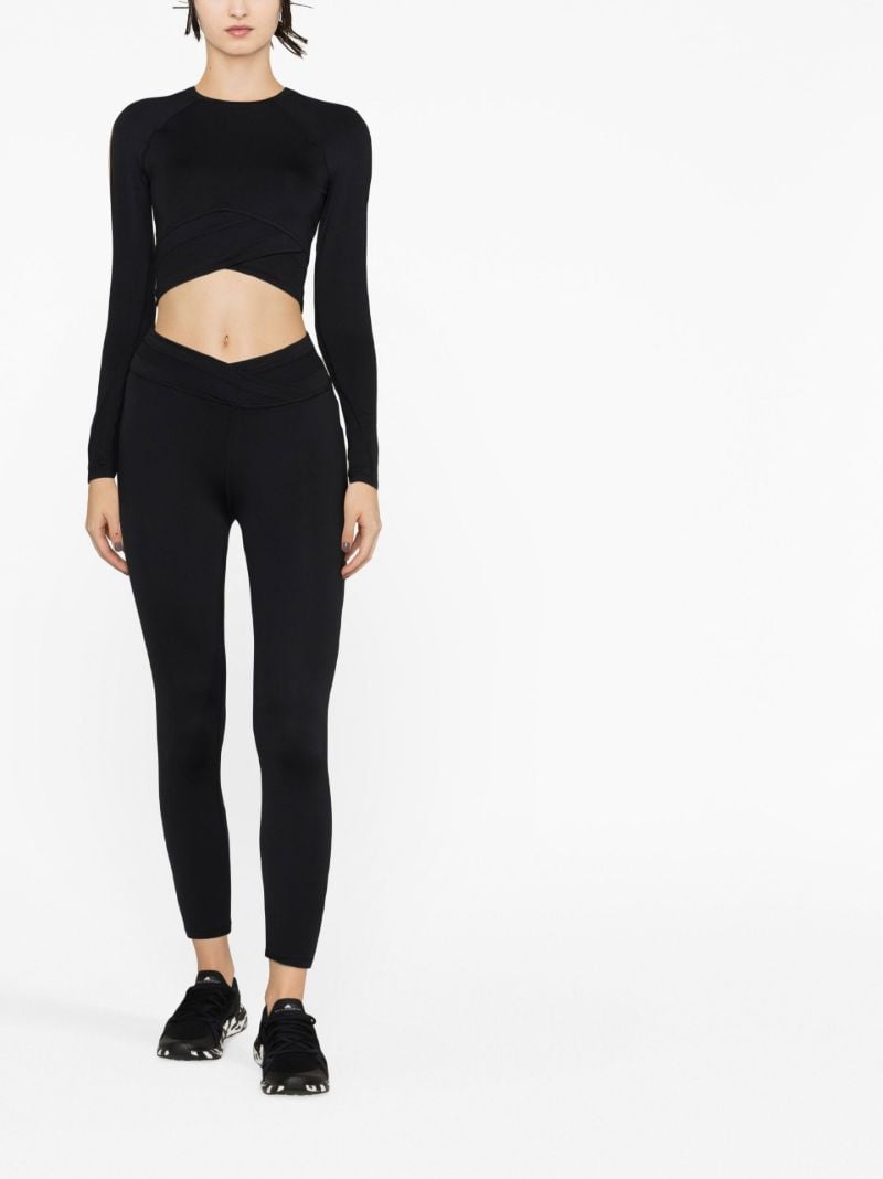 Black All Day Yoga Crop Top