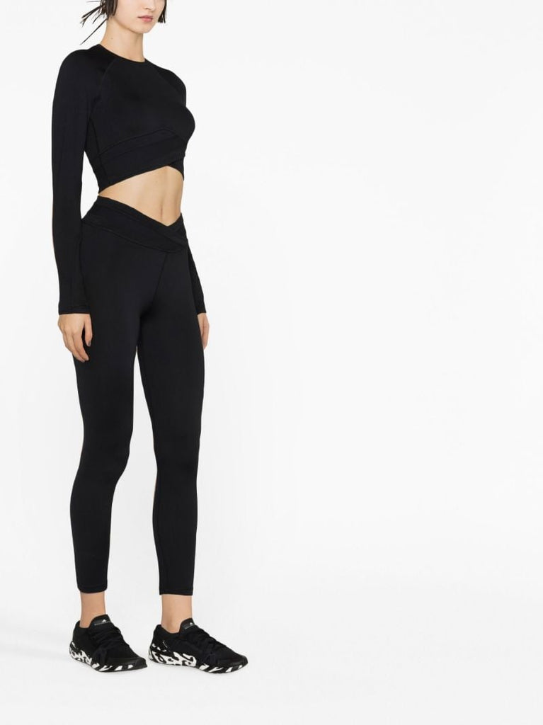 Black All Day Yoga Crop Top