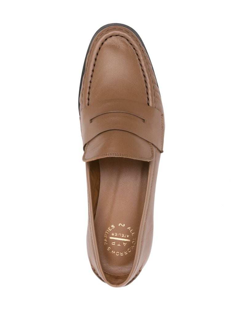 Brown Airola Penny Loafers