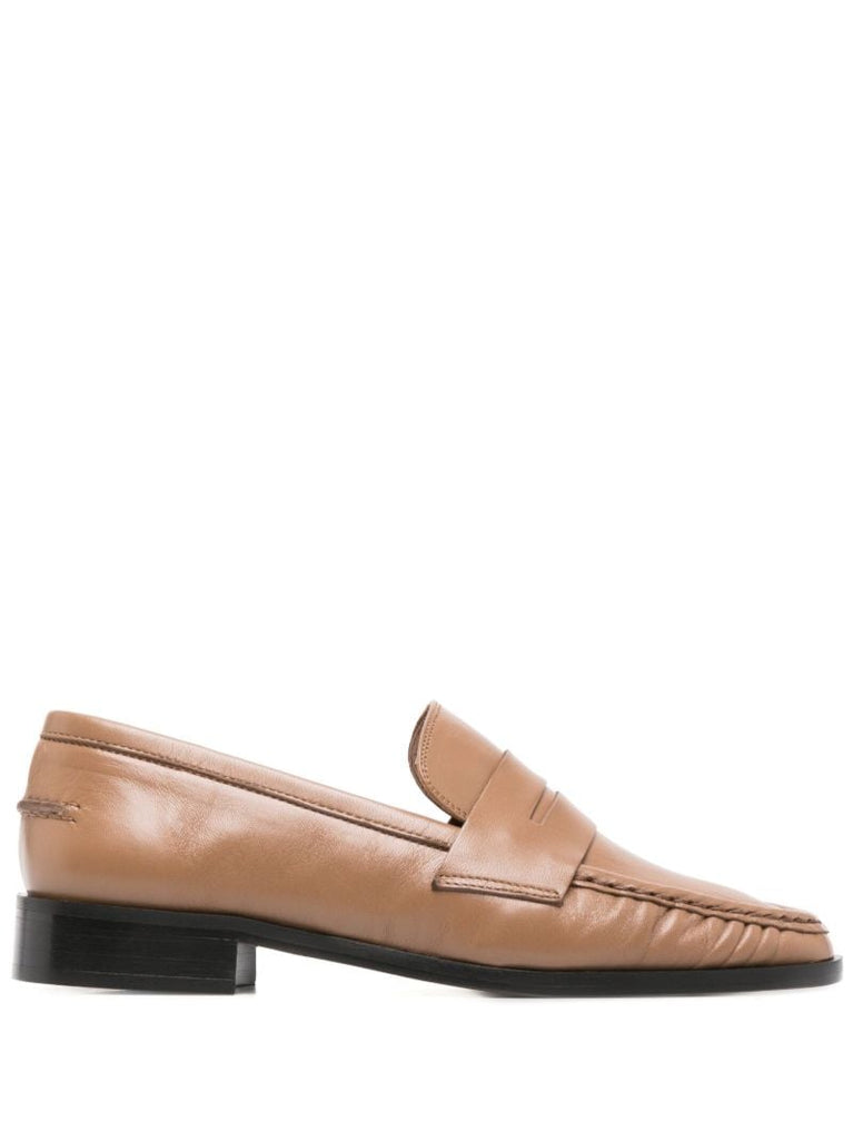 Brown Airola Penny Loafers