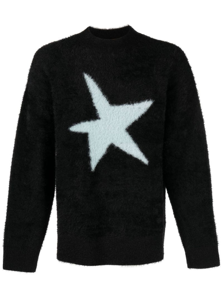 Black Star Intarsia Sweater