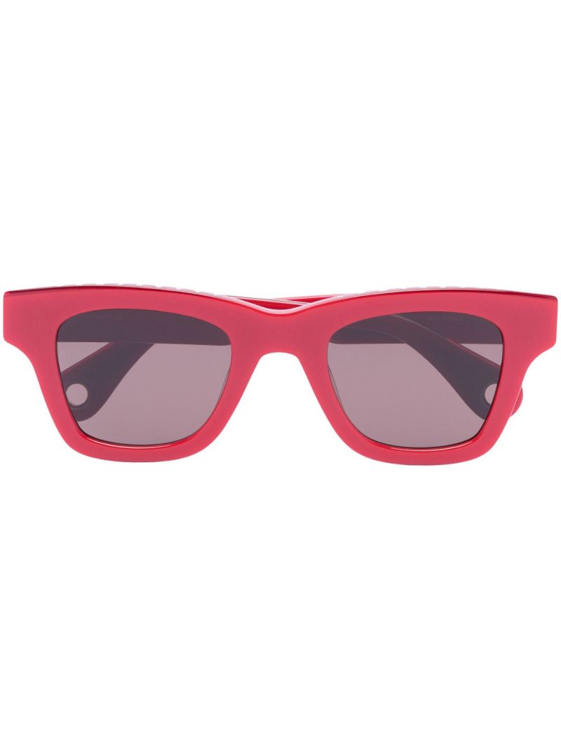 Red Logo Plaque Sunglasses
