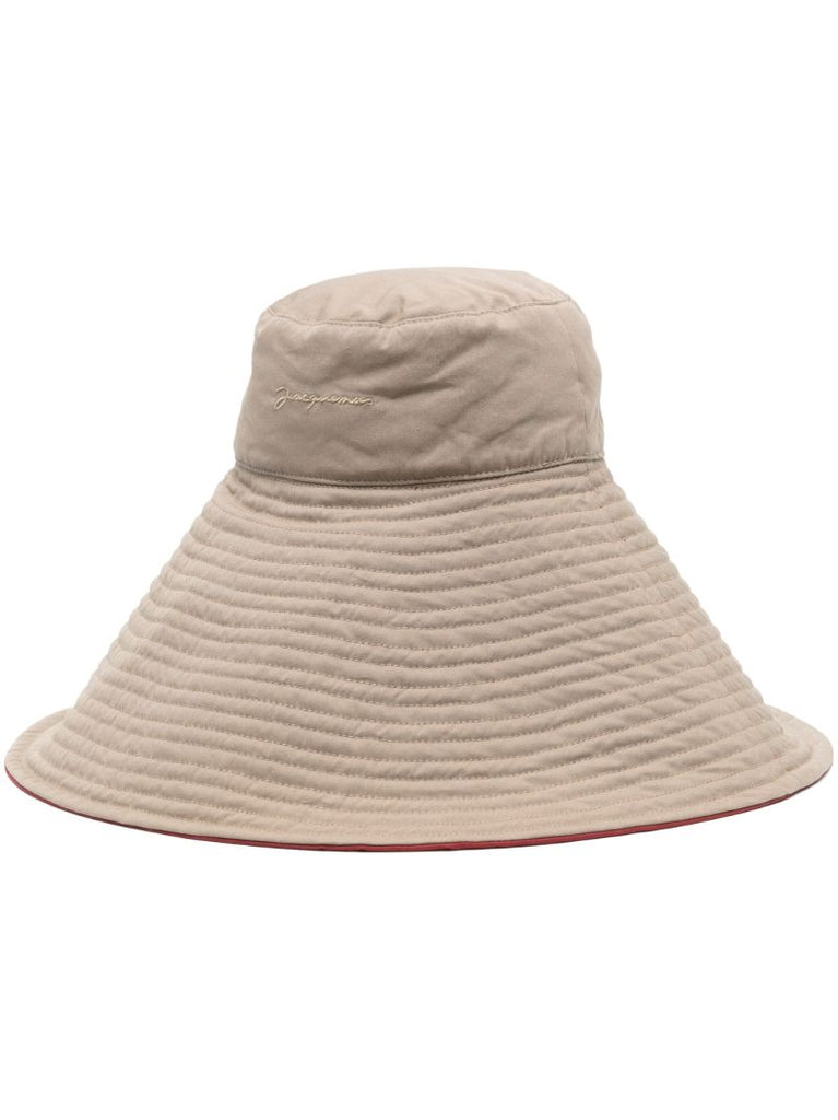 Neutral Oversized Bucket Hat