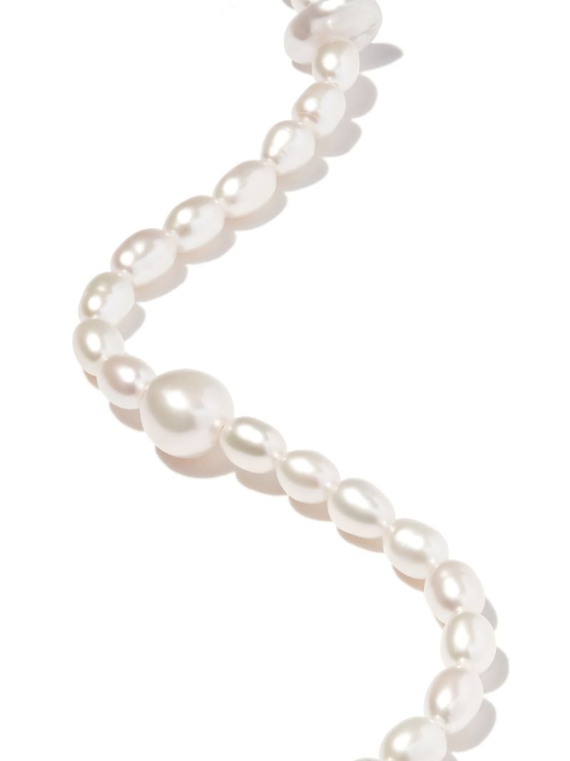 Sterling Silver Martini Pearl Necklace