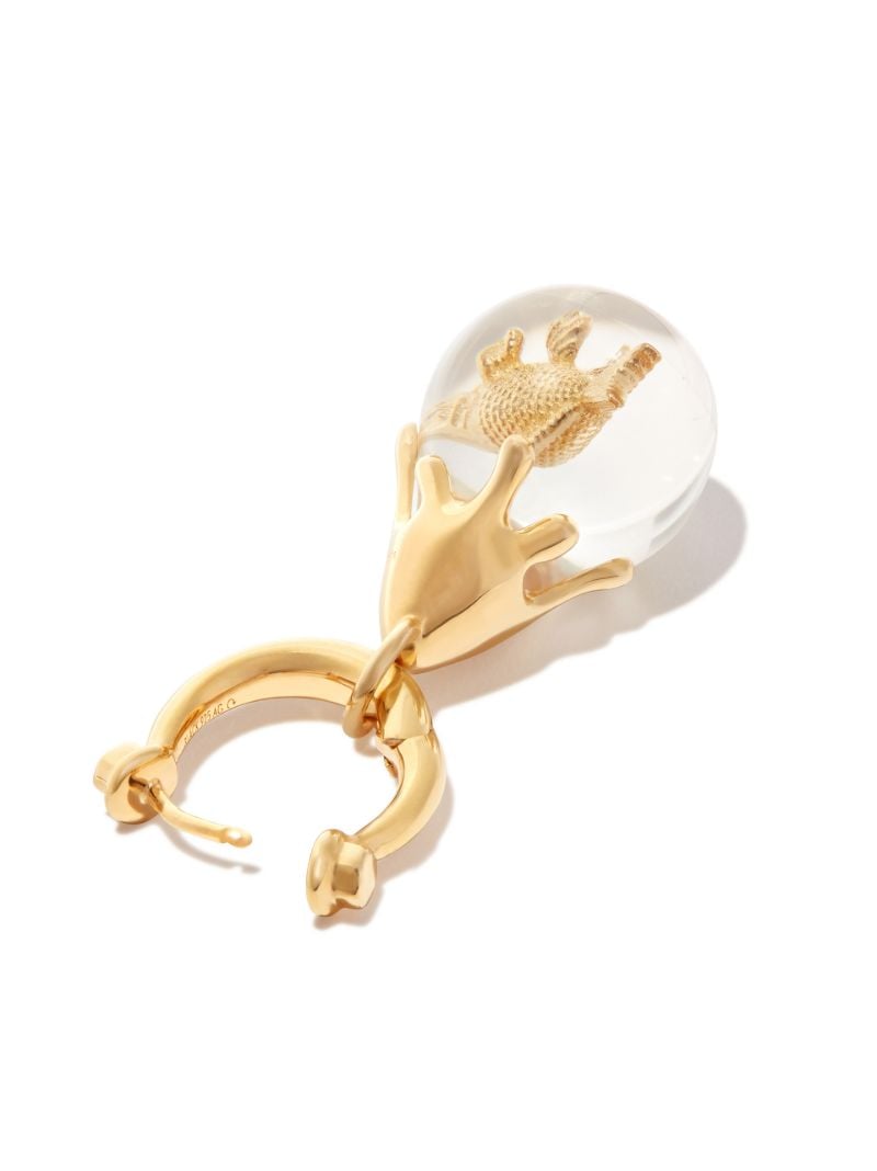 Gold-plated Marina Single Drop Earring