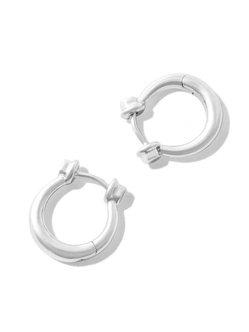 Sterling Silver Malik 10 Hoop Earrings